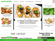 Tablet Screenshot of happydieter.net